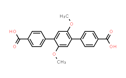 CAS No. 1392416-19-1, 2',5'-Dimethoxy-[1,1':4',1''-terphenyl]-4,4''-dicarboxylic acid