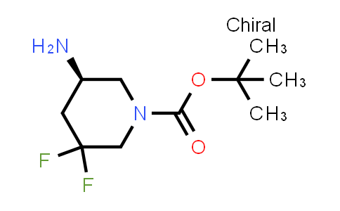 CAS No. 1392473-32-3, tert-Butyl (5R)-5-amino-3,3-difluoropiperidine-1-carboxylate