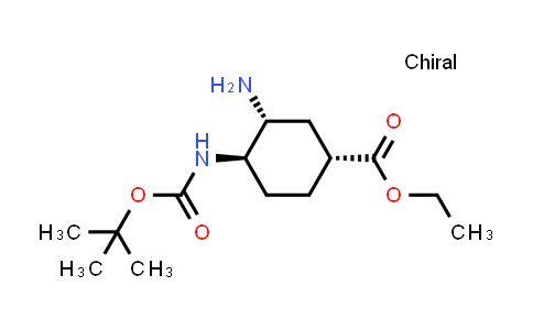 MC521336 | 1392745-68-4 | Ethyl (1R,3R,4R)-3-amino-4-{[(tert-butoxy)carbonyl]amino}cyclohexane-1-carboxylate