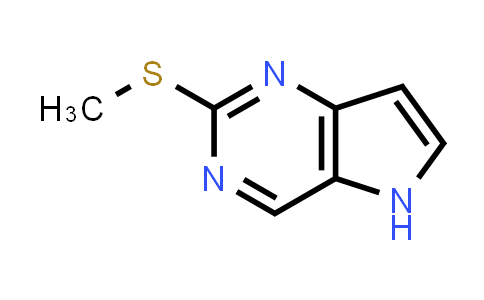 CAS No. 1392803-67-6, 2-(Methylsulfanyl)-5H-pyrrolo[3,2-d]pyrimidine