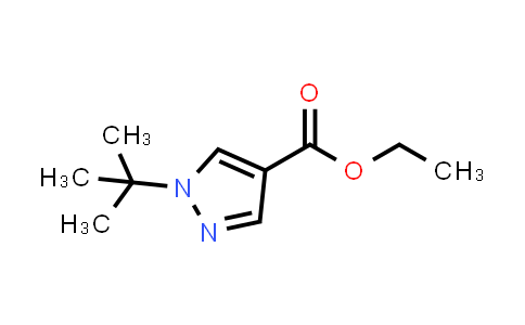 CAS No. 139308-53-5, Ethyl 1-(tert-butyl)-1H-pyrazole-4-carboxylate