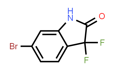 CAS No. 1393532-37-0, 6-Bromo-3,3-difluoro-2,3-dihydro-1H-indol-2-one