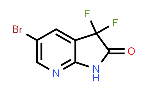 CAS No. 1393540-54-9, 5-Bromo-3,3-difluoro-1H,2H,3H-pyrrolo[2,3-b]pyridin-2-one