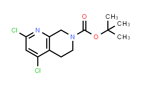 CAS No. 1393558-68-3, tert-Butyl 2,4-dichloro-5,8-dihydro-1,7-naphthyridine-7(6H)-carboxylate