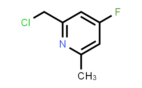 CAS No. 1393568-59-6, 2-(Chloromethyl)-4-fluoro-6-methylpyridine