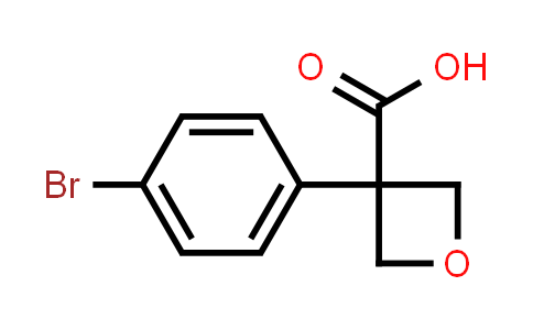 CAS No. 1393585-20-0, 3-(4-Bromophenyl)oxetane-3-carboxylic acid