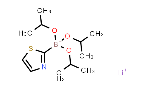 CAS No. 1393823-02-3, Lithium triisopropoxy(thiazol-2-yl)boranuide