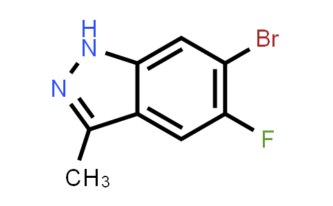 CAS No. 1394120-64-9, 6-Bromo-5-fluoro-3-methyl-1H-indazole