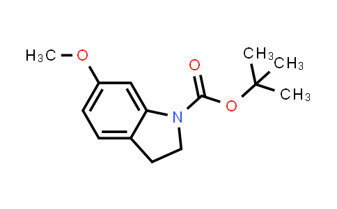 CAS No. 1394248-15-7, tert-Butyl 6-methoxyindoline-1-carboxylate