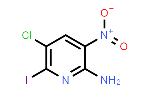 CAS No. 1394373-21-7, 5-Chloro-6-iodo-3-nitropyridin-2-amine