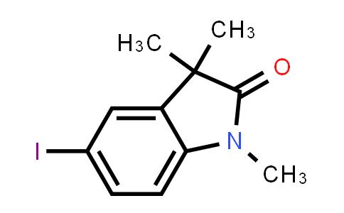 CAS No. 139487-11-9, 5-Iodo-1,3,3-trimethyl-2,3-dihydro-1H-indol-2-one