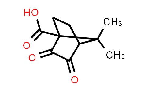 CAS No. 139492-18-5, 7,7-Dimethyl-2,3-dioxo-bicyclo[2.2.1]heptane-1-carboxylic acid