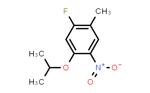 CAS No. 1394957-34-6, 1-Fluoro-5-isopropoxy-2-methyl-4-nitrobenzene