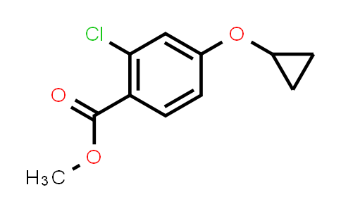 CAS No. 1394988-15-8, Methyl 2-chloro-4-cyclopropoxybenzoate