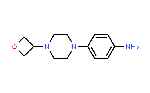 CAS No. 1395030-33-7, 4-(4-(Oxetan-3-yl)piperazin-1-yl)aniline