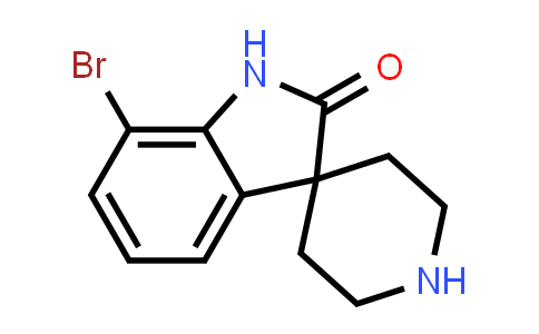CAS No. 1395071-05-2, 7-Bromospiro[indoline-3,4'-piperidin]-2-one