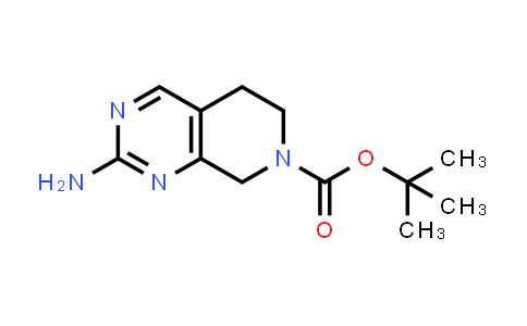 CAS No. 1395079-01-2, tert-Butyl 2-amino-5,6-dihydropyrido[3,4-d]pyrimidine-7(8H)-carboxylate