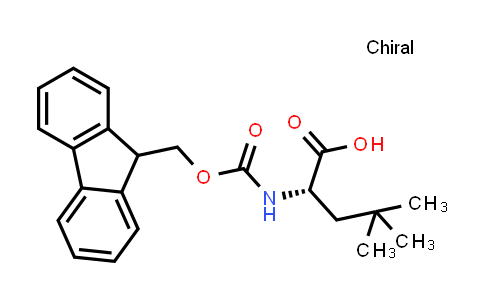 CAS No. 139551-74-9, (S)-2-((((9H-Fluoren-9-yl)methoxy)carbonyl)amino)-4,4-dimethylpentanoic acid