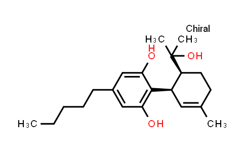 CAS No. 139561-95-8, 1,3-Benzenediol, 2-[6-(1-hydroxy-1-methylethyl)-3-methyl-2-cyclohexen-1-yl]-5-pentyl-, cis-