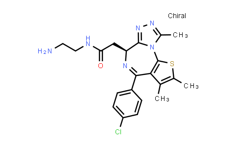 CAS No. 1395787-09-3, (S)-N-(2-Aminoethyl)-2-(4-(4-chlorophenyl)-2,3,9-trimethyl-6H-thieno[3,2-f][1,2,4]triazolo[4,3-a][1,4]diazepin-6-yl)acetamide