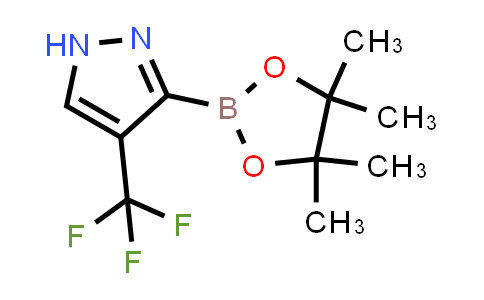 CAS No. 1396750-11-0, 3-(4,4,5,5-Tetramethyl-1,3,2-dioxaborolan-2-yl)-4-(trifluoromethyl)-1H-pyrazole