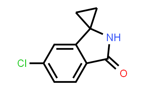 CAS No. 1396777-82-4, 6'-Chlorospiro[cyclopropane-1,1'-isoindolin]-3'-one