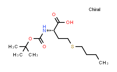 CAS No. 1396969-20-2, N-(tert-Butoxycarbonyl)-S-butylhomocysteine
