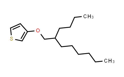 CAS No. 1397285-23-2, 3-((2-Butyloctyl)oxy)thiophene