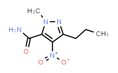 CAS No. 139756-01-7, 2-Methyl-4-nitro-5-propylpyrazole-3-carboxamide