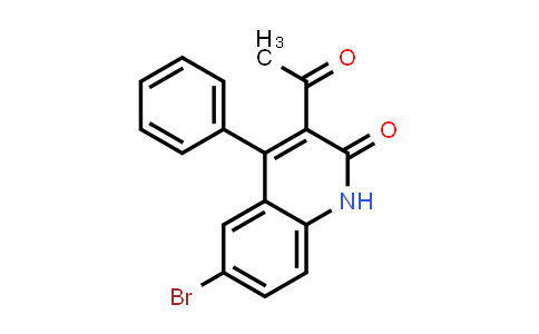 CAS No. 139781-14-9, 3-Acetyl-6-bromo-4-phenylquinolin-2(1H)-one