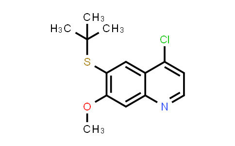 MC521607 | 1398054-54-0 | 6-(tert-Butylthio)-4-chloro-7-methoxyquinoline