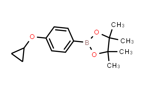 CAS No. 1398503-71-3, 2-(4-Cyclopropoxyphenyl)-4,4,5,5-tetramethyl-1,3,2-dioxaborolane