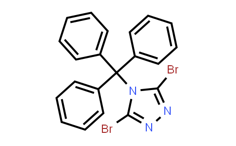 CAS No. 1398511-24-4, 4H-1,2,4-Triazole, 3,5-dibromo-4-(triphenylmethyl)-