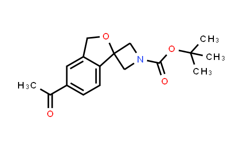 CAS No. 1398609-81-8, tert-Butyl 5'-acetyl-3'H-spiro[azetidine-3,1'-isobenzofuran]-1-carboxylate