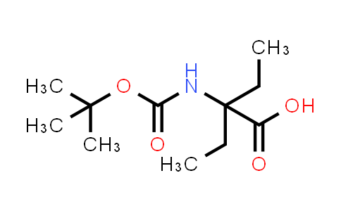 CAS No. 139937-99-8, 2-((tert-Butoxycarbonyl)amino)-2-ethylbutanoic acid