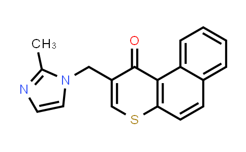 CAS No. 139958-03-5, 1H-Naphtho[2,1-b]thiopyran-1-one, 2-[(2-methyl-1H-imidazol-1-yl)methyl]-