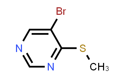 CAS No. 14001-68-4, 5-Bromo-4-(methylsulfanyl)pyrimidine