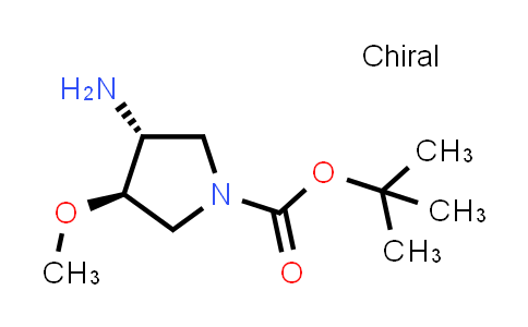 CAS No. 1400562-12-0, tert-Butyl (3R,4R)-3-amino-4-methoxypyrrolidine-1-carboxylate