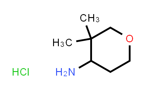 CAS No. 1400580-54-2, 3,3-Dimethyltetrahydro-2H-pyran-4-amine hydrochloride