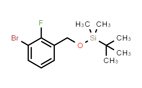CAS No. 1400757-50-7, ((3-Bromo-2-fluorobenzyl)oxy)(tert-butyl)dimethylsilane