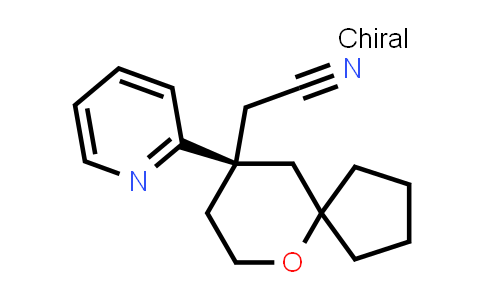 CAS No. 1401031-38-6, (R)-2-(9-(Pyridin-2-yl)-6-oxaspiro[4.5]decan-9-yl)acetonitrile