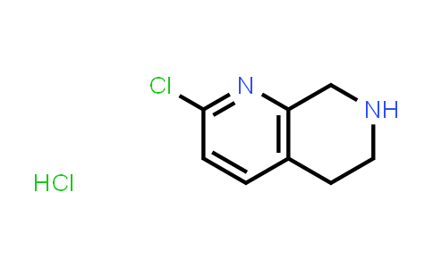 CAS No. 1401034-59-0, 2-Chloro-5,6,7,8-tetrahydro-1,7-naphthyridine hydrochloride