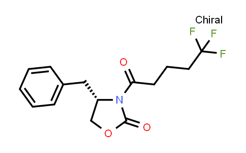 CAS No. 1401065-46-0, (4S)-4-Benzyl-3-(5,5,5-trifluoropentanoyl)-1,3-oxazolidin-2-one