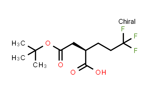 CAS No. 1401067-08-0, (2R)-2-(2-tert-Butoxy-2-oxoethyl)-5,5,5-trifluoropentanoic acid