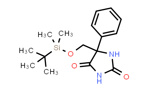 CAS No. 1401226-49-0, 5-(((tert-Butyldimethylsilyl)oxy)methyl)-5-phenylimidazolidine-2,4-dione