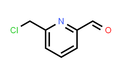 CAS No. 140133-60-4, 6-(Chloromethyl)picolinaldehyde