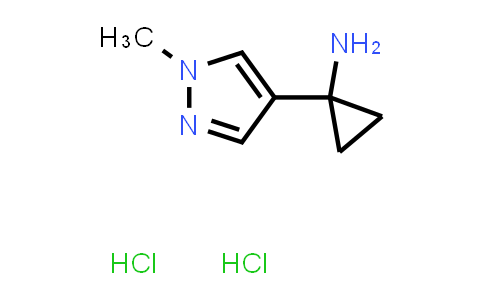 CAS No. 1401426-05-8, 1-(1-Methyl-1H-pyrazol-4-yl)cyclopropanamine dihydrochloride