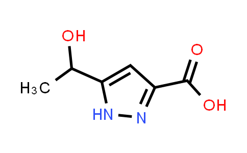 CAS No. 1401584-94-8, 5-(1-Hydroxyethyl)-1H-pyrazole-3-carboxylic acid