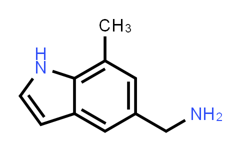 CAS No. 1401726-44-0, (7-Methyl-1H-indol-5-yl)methanamine