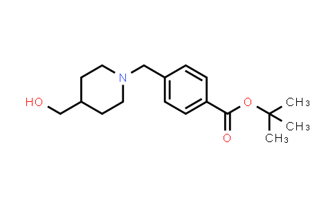 CAS No. 1401966-70-8, tert-Butyl 4-((4-(hydroxymethyl)piperidin-1-yl)methyl)benzoate